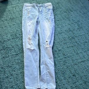 SHEIN ripped skinny jeans (size xxs)